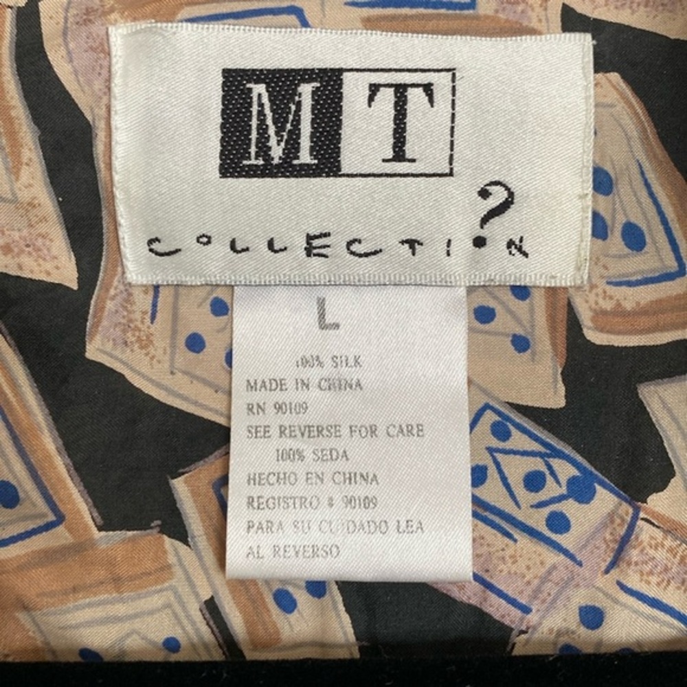 Abstract SILK button down - Picture 2 of 5